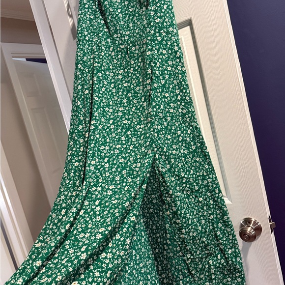 Cupshe Emerald Floral Midi Dress - Picture 3 of 5